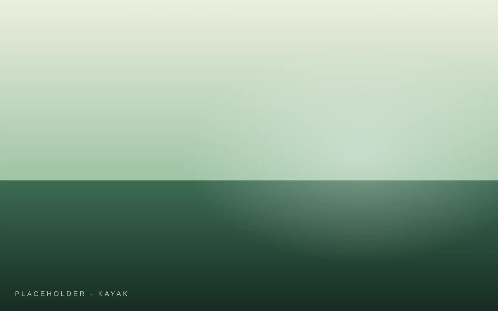 Mangrove Kayak & Paddle (placeholder image)